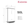 Termo Eléctrico Inteligente, Ariston, Velis Tech Dry Wifi 50l, Multipoisicion, Clase Energetica B