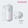 Termo Eléctrico, Ariston, Pro1 Eco Slim 65 Litros, Vertical, Clase Energética B