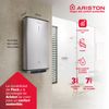 Termo Eléctrico Inteligente, Ariston, Velis Tech Dry 80l + Sorpote De Pared Instafix, Vertical U Horizontal, Clase Energetica B