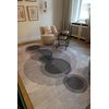 Bailarina - Alfombra De Poliéster Plegable Y Lavable Con Base Antideslizante - Lavar A Máquina A 30° - Ecológica Y Reciclable - Made In Belgium - Niemeyer Grey - Round_200cm