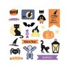 42 Formas Cortadas De Papel - Halloween