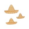 30 Mini Decoraciones De Madera - Sombreros - Viva La Vida