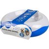 Duvo+cuenco Refrigerado Para Perros Blanco/azul 19.5x19.5x7cm Euliquid