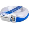 Duvo+cuenco Refrigerado Para Perros Blanco / Azul 29x29x9.5cm Euliquid