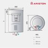 Termo Eléctrico, Ariston, Lydos R 80 Litros, Vertical