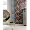 Good Vibes Papel De Pared Coral And Tropical Fish Amarillo Y Morado Noordwand