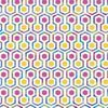 Papel De Pared Good Good Vibes Hexagon Pattern Rosa Amarillo Noordwand