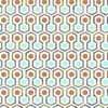 Good Vibes Papel De Pared Hexagon Pattern Verde Y Naranja Noordwand