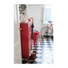 Armario 9 Puertas En Metal Rojo - L86cm - L 86  X A 42  X H 113.7  Cm