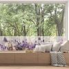 Adhesivo De Ventana 200 X 40 Cm Campo De Lavanda - Adhesivo De Pared - Revestimiento Sticker Mural Decorativo