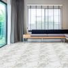Vinilo Pavimento In Marmo Bianco Dorato Antiscivolo - Adhesivo De Pared - Revestimiento Sticker Mural Decorativo - 50x50cm