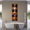 Pegatina De 3d Baño Ambiente De Spa - Adhesivo De Pared - Revestimiento Sticker Mural Decorativo - 30x90cm