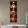 Pegatina De 3d Baño Ambiente De Spa - Adhesivo De Pared - Revestimiento Sticker Mural Decorativo - 30x90cm