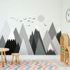 Vinilo Niño Escandinavo De Montaña Rebeka - Adhesivo De Pared - Revestimiento Sticker Mural Decorativo - 40x60cm