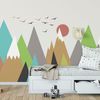 Vinilo Niño Escandinavo De Montaña Agnieszka - Adhesivo De Pared - Revestimiento Sticker Mural Decorativo - 70x105cm