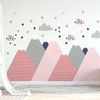 Vinilo Niño Escandinavo De Montaña Marika - Adhesivo De Pared - Revestimiento Sticker Mural Decorativo - 50x75cm