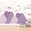 Vinilo Niño Escandinavo De Montaña Manoka - Adhesivo De Pared - Revestimiento Sticker Mural Decorativo - 40x60cm