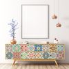 24 Vinilos Muebles De Azulejos Georgina - Adhesivo De Pared - Revestimiento Sticker Mural Decorativo - 40x60cm-24stickers10x10cm