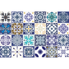 24 Vinilos Muebles De Azulejos Leticiana - Adhesivo De Pared - Revestimiento Sticker Mural Decorativo - 40x60cm-24stickers10x10cm
