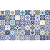 60 Vinilos Muebles De Azulejos Oliviana - Adhesivo De Pared - Revestimiento Sticker Mural Decorativo - 60x100cm-60stickers10x10cm
