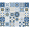 30 Vinilos Muebles De Azulejos Zora - Adhesivo De Pared - Revestimiento Sticker Mural Decorativo - 50x60cm-30stickers10x10cm
