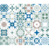 30 Vinilos Muebles De Azulejos Edwina - Adhesivo De Pared - Revestimiento Sticker Mural Decorativo - 50x60cm-30stickers10x10cm