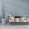 30 Vinilos Muebles De Azulejos Francina - Adhesivo Pared - Sticker Revestimiento - 100x120cm-30stickers20x20cm