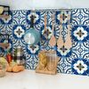 24 Vinilos Azulejos Zina - Adhesivo De Pared - Revestimiento Sticker Mural Decorativo - 80x120cm-24stickers20x20cm