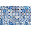 60 Vinilos Baldosas De Cemento Azulejos Tomás - Adhesivo Pared - Sticker Revestimiento - 60x100cm-60stickers10x10cm