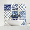 9 Vinilo Baldosas Azulejos Bartolomeo - Adhesivo De Pared - Revestimiento Sticker Mural Decorativo - 30x30cm-9stickers10x10cm