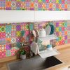 60 Vinilo Baldosas Azulejos Thifania - Adhesivo De Pared - Revestimiento Sticker Mural Decorativo - 60x100cm-60stickers10x10cm