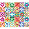 30 Vinilo Baldosas Azulejos Zorana - Adhesivo De Pared - Revestimiento Sticker Mural Decorativo - 50x60cm-30stickers10x10cm