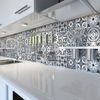 30 Vinilo Baldosas Azulejos Benjamin - Adhesivo De Pared - Revestimiento Sticker Mural Decorativo - 75x90cm-30stickers15x15cm