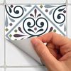 9 Vinilos Azulejos Soelna - Adhesivo De Pared - Revestimiento Sticker Mural Decorativo - 30x30cm-9stickers10x10cm