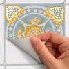 9 Vinilos Azulejos Scotino - Adhesivo De Pared - Revestimiento Sticker Mural Decorativo - 30x30cm-9stickers10x10cm