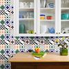 9 Vinilos Azulejos Dalidah - Adhesivo De Pared - Revestimiento Sticker Mural Decorativo - 30x30cm-9stickers10x10cm