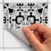 9 Vinilos Azulejos Doriane - Adhesivo De Pared - Revestimiento Sticker Mural Decorativo - 30x30cm-9stickers10x10cm