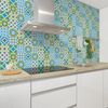 60 Vinilo Baldosas Azulejos Gezepa - Adhesivo De Pared - Revestimiento Sticker Mural Decorativo - 120x200cm-60stickers20x20cm