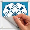 9 Vinilos Azulejos Samba - Adhesivo De Pared - Revestimiento Sticker Mural Decorativo - 45x45cm-9stickers15x15cm