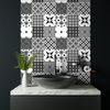 9 Vinilos Azulejos Loraline - Adhesivo De Pared - Revestimiento Sticker Mural Decorativo - 30x30cm-9stickers10x10cm