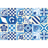 24 Vinilos Muebles De Azulejos Berenguer - Adhesivo De Pared - Revestimiento Sticker Mural Decorativo - 40x60cm-24stickers10x10cm