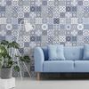 30 Vinilos Baldosas De Cemento Azulejos Palazzi - Adhesivo Pared - Sticker Revestimiento - 100x120cm-30stickers20x20cm