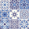 9 Vinilos Azulejos Arpino - Adhesivo De Pared - Revestimiento Sticker Mural Decorativo - 30x30cm-9stickers10x10cm