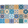 24 Vinilos Azulejos Basilicato - Adhesivo De Pared - Revestimiento Sticker Mural Decorativo - 40x60cm-24stickers10x10cm