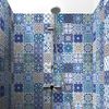 30 Vinilos Baldosas De Cemento Azulejos Susia - Adhesivo Pared - Sticker Revestimiento - 100x120cm-30stickers20x20cm