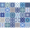 30 Vinilos Baldosas De Cemento Azulejos Susia - Adhesivo Pared - Sticker Revestimiento - 75x90cm-30stickers15x15cm