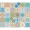 30 Vinilo Baldosas Azulejos Oviiha - Adhesivo De Pared - Revestimiento Sticker Mural Decorativo - 100x120cm-30stickers20x20cm
