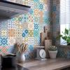 30 Vinilo Baldosas Azulejos Oviiha - Adhesivo De Pared - Revestimiento Sticker Mural Decorativo - 100x120cm-30stickers20x20cm