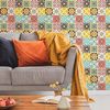 9 Vinilos Azulejos Vifrina - Adhesivo De Pared - Revestimiento Sticker Mural Decorativo - 30x30cm-9stickers10x10cm