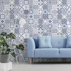 60 Vinilo Baldosas Azulejos Talisia - Adhesivo De Pared - Revestimiento Sticker Mural Decorativo - 90x150cm-60stickers15x15cm